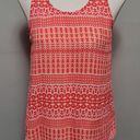 Cynthia Rowley  coral geo keyhole back tank size small Photo 0