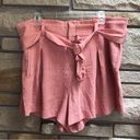 Torrid  Tie Front Waist Pink Dot Shorts 12 barbiecore Barbie Photo 3