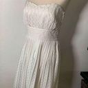 White House | Black Market  white strapless dress size 6 Photo 0