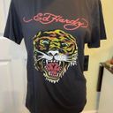 Ed Hardy Tiger Head Oversized Tee. Bedazzled graphic on front. NWOT Photo 0