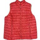 Woman Within  CORAL WITH FUN HEART DESIGN PUFFER VEST SIZE 22/24 Photo 0