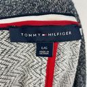 Tommy Hilfiger  Soft Fabric Mix Media Cotton Mix Blazer raw hem size Large Photo 10