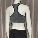 Bebe Sport Women's Front Zip Seamless Mini Logo Tape Sports Bra Photo 4