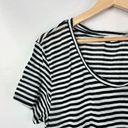 Treasure & Bond  Black & White Stripe Relaxed Fit T-Shirt S Photo 2