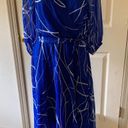 DKNY Size 8  Blue/silver Dress Photo 0