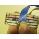 The Row Vintage 5- Mother of Pearl Inlay Brass Hinged Pin Latch Bracelet Photo 8