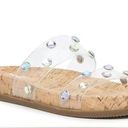 mix no. 6 New  Vria Women’s Sandal in tan/Clear size 6M Photo 0