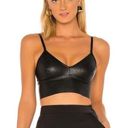 Commando Faux Leather Longline Bralette Photo 0