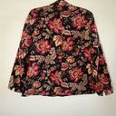Talbots Vintage  100% Cotton Floral Go Anywhere Jacket blazer button up size 8 Photo 13