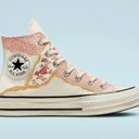 Converse Womens Metallic Floral Chuck 70 Taylor All Star Shoes SIZE 8 Photo 4