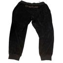 Bebe  Sport Black Velour Jogger Swest Pant Size 1X Photo 0