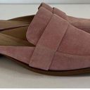 Rebecca Minkoff  Mika Mule Pink Kid Suede Slip On Leather Flats Women's 9M Preppy Photo 0