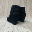 Jessica Simpson  REACA Women Pointed Toe Suede Wedge Bootie In Black Photo 3