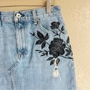 Rag and Bone  Ramona Embroidery mini jeans skirt size 26 Photo 7