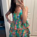 Anthropologie NWT HOPE FOR FLOWERS   Tired 100% Linen Floral Mini Dress Sz M Photo 3