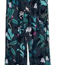 a.n.a  Glover x H&M Tropical Print Elastic Waist Wide Leg Pants Size 8 Photo 2