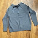 Banana Republic  open bow back gray sweater Photo 0