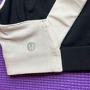 Lululemon Vintage  Sweat Times Bra - Black/White - 6 Photo 6