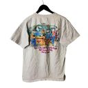 Only 1989 Vintage Classic Caribbean Soul  Girl In Town Sharks T Shirt 80s Gray L Photo 2