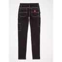 Dickies  Women's Carpenter Jeans (J1080FB) Black Contrast Stitch Size 7/28 Photo 1