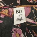 BP ⭐️  nordstroms dark long sleeve purple floral blouse in size small Photo 5