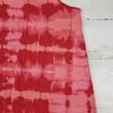 American Apparel NWOT  Custom Red Bleach Tie Dye Box Tank Top Women's Size Medium Photo 4