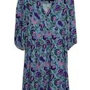 a.n.a  Kay Multicolor Floral Print 3/4 Sleeve Short Dress Photo 0