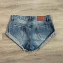 One Teaspoon One X  Relaxed Bandit Denim Jean Cuff Hem Shorts  27 Photo 2