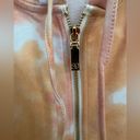 Skinny Girl  Jeans Orange/Pink Tye Dye Women's Zip up Hoodie. Size Large. Photo 2
