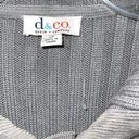 Denim & Co  Sweater Corduroy Jacket Long Sleeve Size XS Gray Button Up. Photo 14