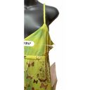 Jane Ashley Jean  Ashley women‎ green Yellow floral summer dress size medium Photo 6