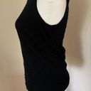 Jason Wu  Black Tank Styled Top with Detailing at Hem Stretchy Size Small EUC Photo 1