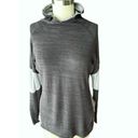 FootJoy  Hoodie Two Tone Gray Hooded Pullover Activewear Top ~ Women's Size LARGE Photo 2