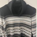 Loft Size XS Long Sleeve Black Turtle Neck Sweater Dress Photo 2