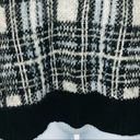 Nine West  Boxy Plaid Mock Neck Acrylic Sweater size XL Photo 5