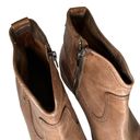 Frye  Claire Bootie Short Ankle Leather Boots Brown sa Distressed Women’s Size 9M Photo 8