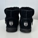 BEARPAW Imani Black Suede Ankle Boots Size 9 Photo 3