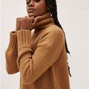 Everlane  The Cloud Oversized Turtleneck in Heathered Chai Medium New Sweater Photo 2