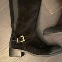 Chocolat Blu #250 CHOCOLATE BLU black Nina suede riding boots Photo 2