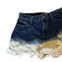 No Bo Ombre High Rise Jean Shorts Photo 5