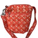 Lug Coral Floral Quilted Small Travel Crossbody Bag Purse Handbag Photo 1