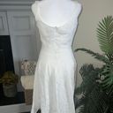 Vintage Charm Gorgeous Vintage Y2K Doen Style White Eyelet Midi Dress Photo 3