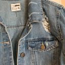 Distressed Denim Jean Jacket Blue Size XL Photo 1