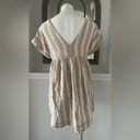 Urban Outfitters Serendipity Linen Babydoll Dress in Neutral Multi Size S Photo 3