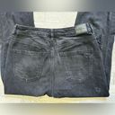 American Eagle Black Distressed Straight Leg Mom Jeans Women’s Size 8 Long Photo 5