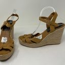 DV by Dolce Vit Dolce Vita Genuine Suede Leather Open Toe Jute Woven Wedges High Heels Shoes 11 Photo 0