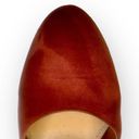 Gibson Latimer Gibson And Latimer Finley D'orsay Pump Heel Size 8.5 Rust Burned Orange Suede Photo 8