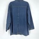 Dress Barn Vintage Y2K  Women's Long Sleeve Stretch Denim Jean Jacket Blue Size 2X Photo 1