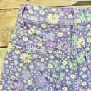 ZARA  Ditsy Floral High Waisted Denim Shorts Photo 5