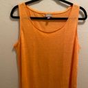 J.Jill  Orange 100% Linen Tank Top Size Medium Photo 1